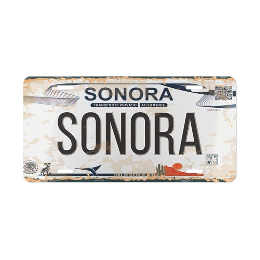 Sonora Vanity Plate