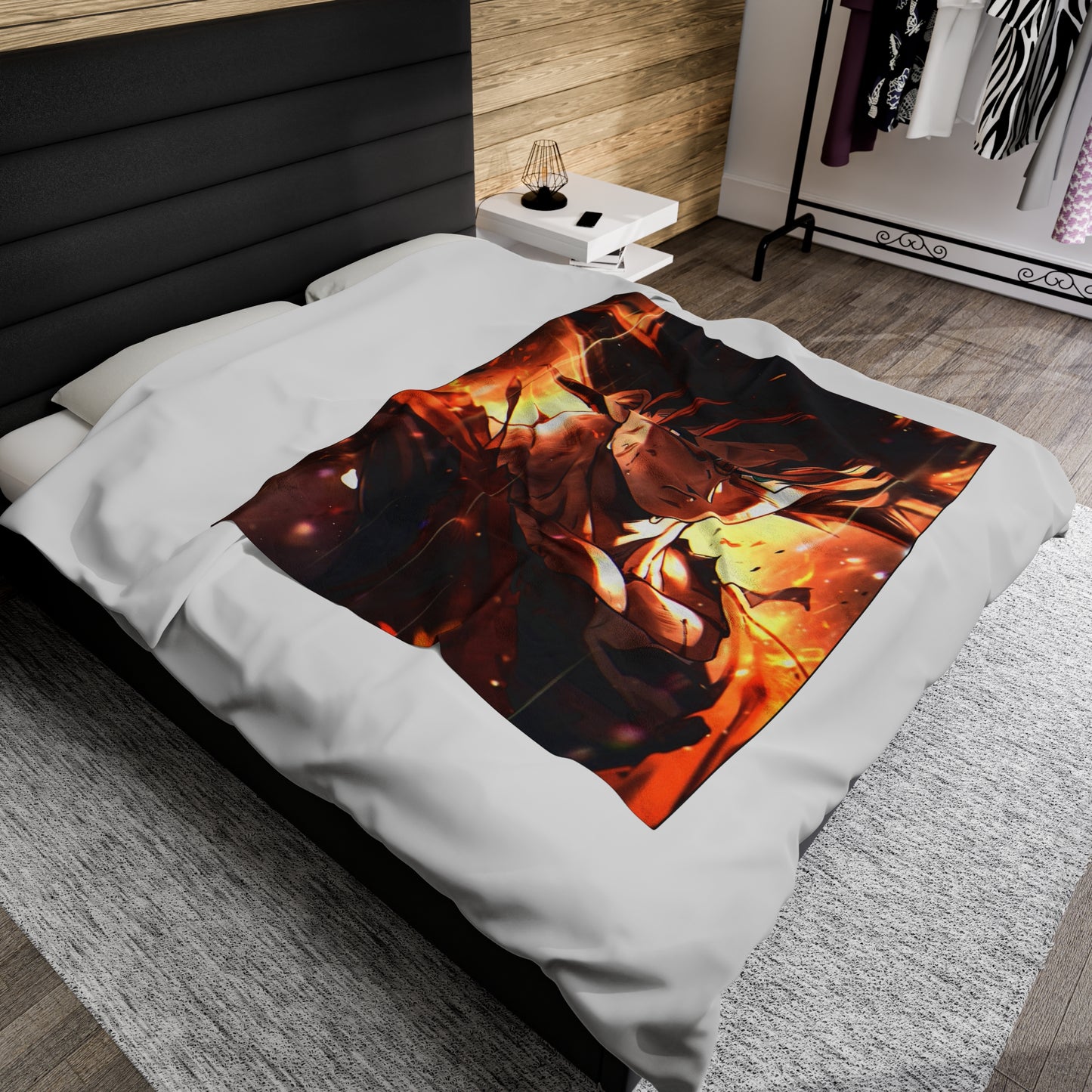 Goku Velveteen Plush Blanket