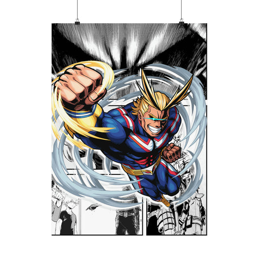All Might Manga Posters