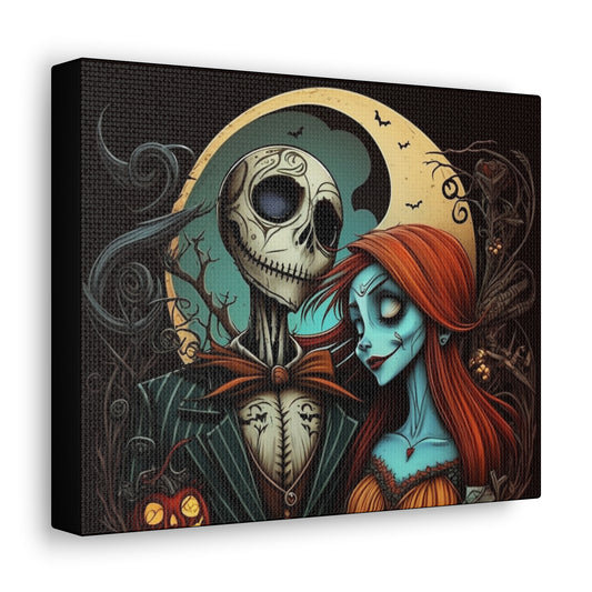 Jack And Sally Canvas Gallery Wraps