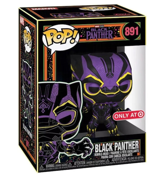 Black Panther Black Panther (Blacklight) Pop! Vinyl Figure