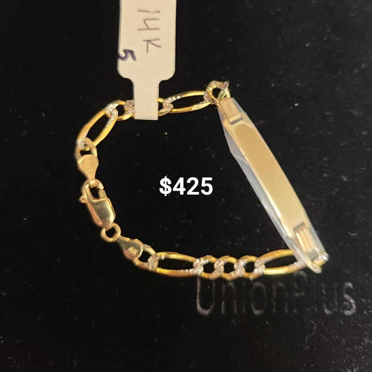 14K Yellow Gold Kids bracelet
