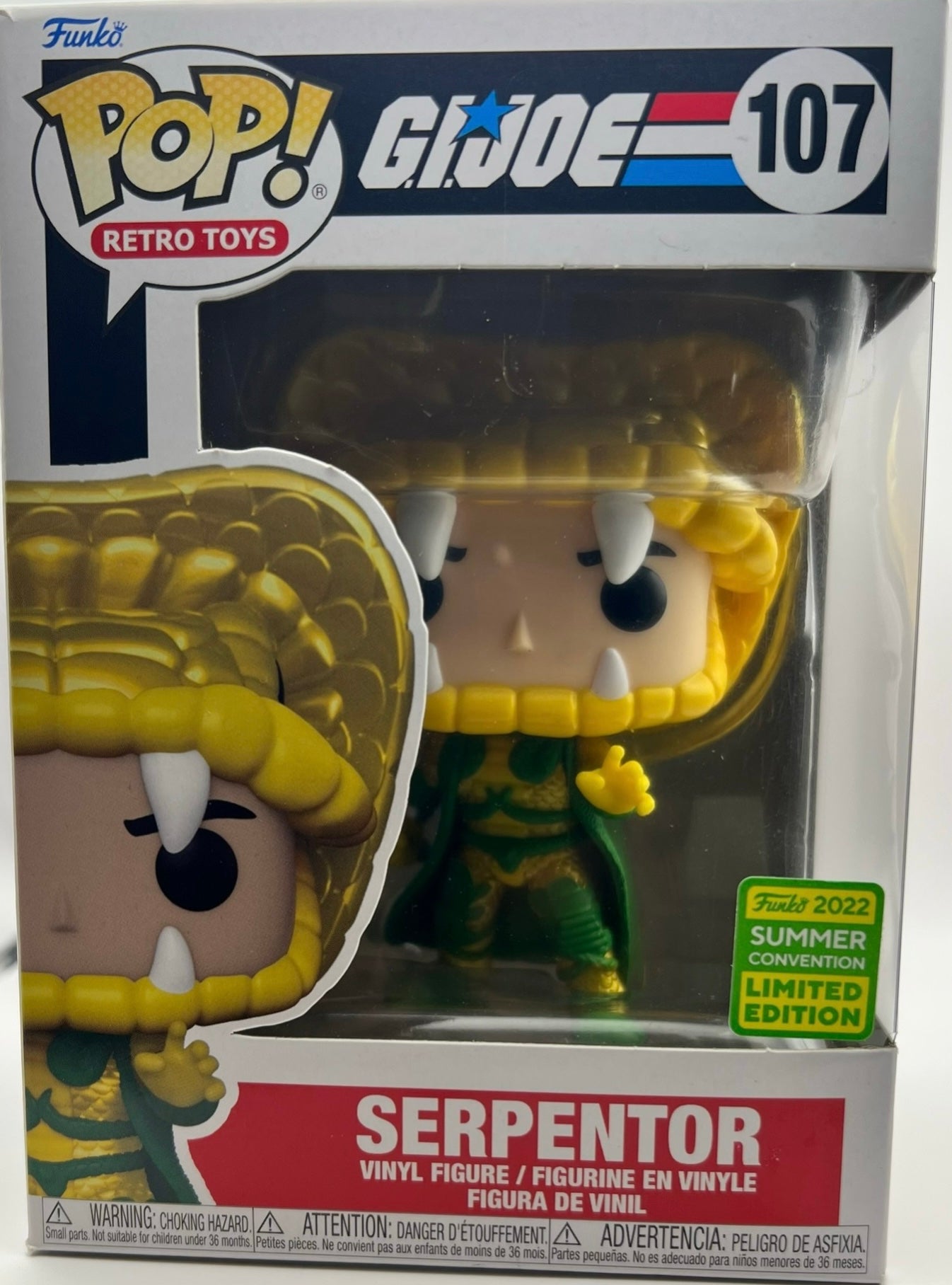 G.I. JOE - SERPENTOR (SUMMER CONVENTION EXCLUSIVE) BY FUNKO