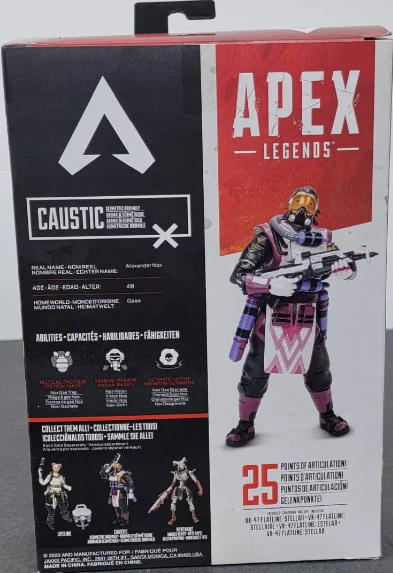 Apex Legends 6 Inch Action Figure - Caustic